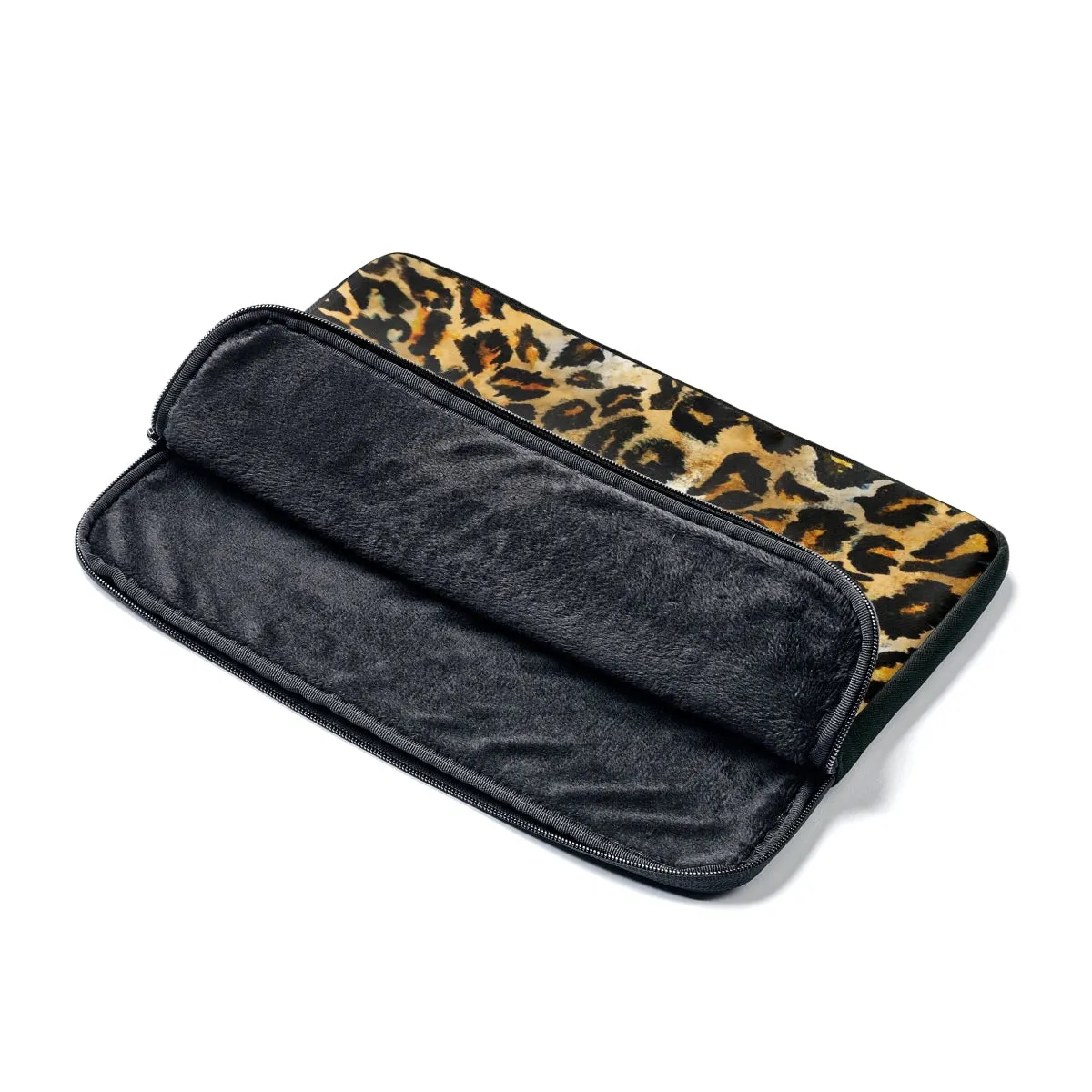 Wild Big Cat Leopard Animal Print 12', 13", 14" Laptop Sleeve Computer Bag - Designed   Made in the USA