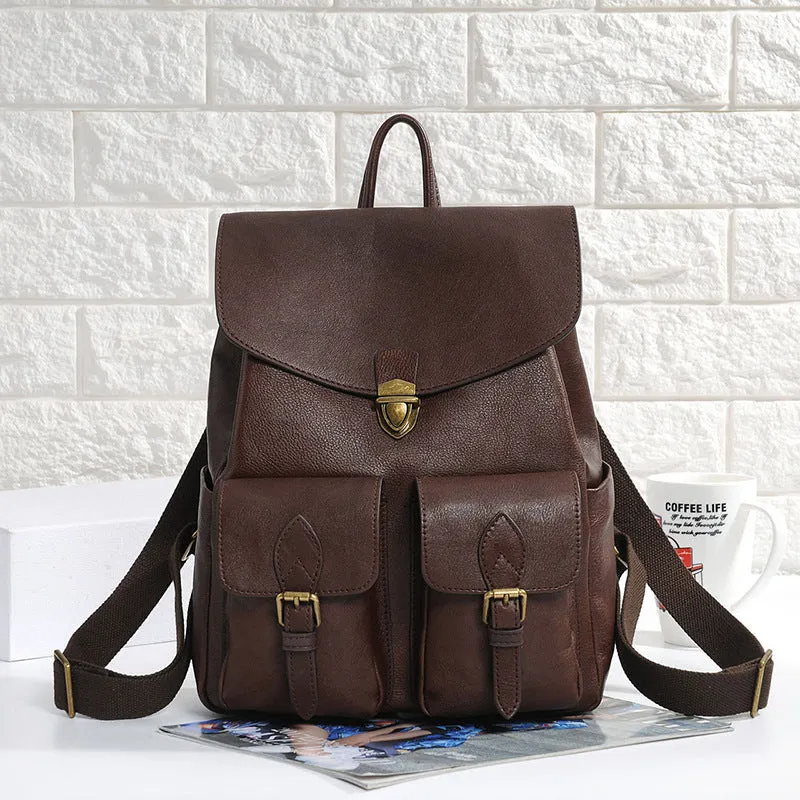 Womens Back Pack Black Leather Womens Backpack Purse For Women