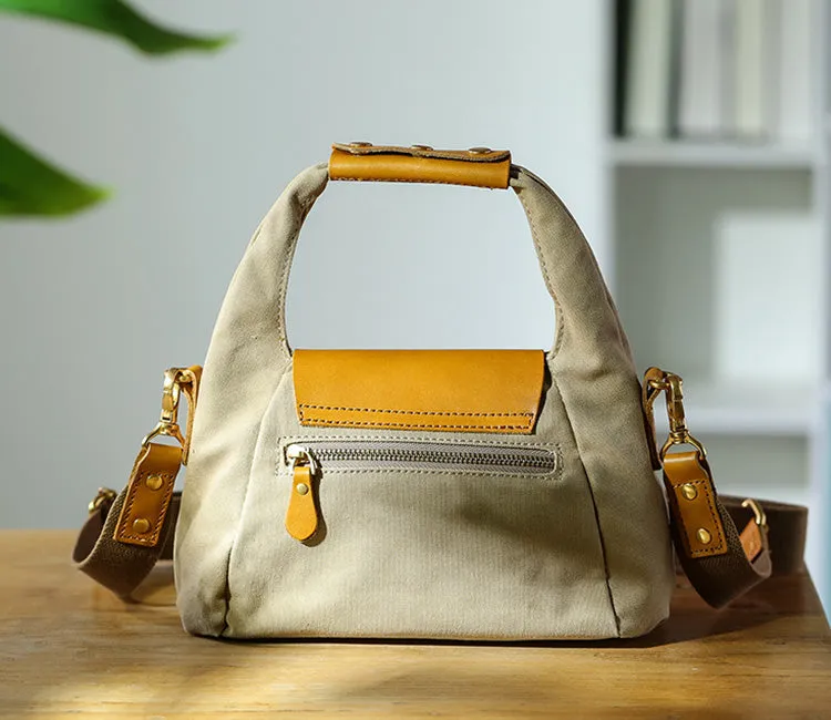 Womens Canvas Satchel Bag Cross Shoulder Bag