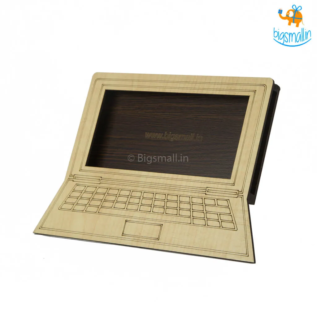 Wooden Computer Phone Holder