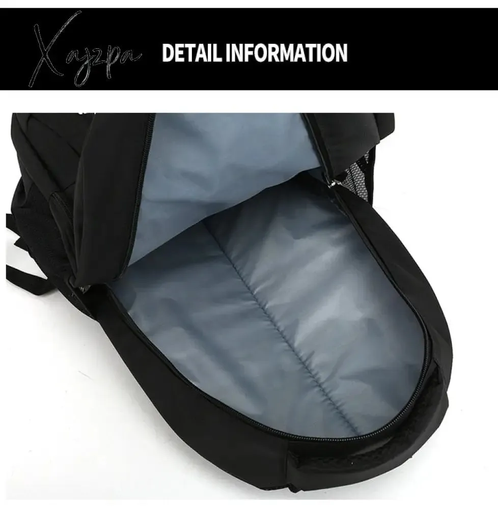 Xajzpa - High Capacity Backpack Men Backpack Oxford Male Travel Bag Backpacks Fashion Men and Women Designer Student Bag Laptop Bag