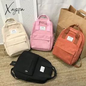 Xajzpa - New Trend Female Backpack Fashion Women Backpack College School School Bag Harajuku Travel Shoulder Bags For Teenage Girls