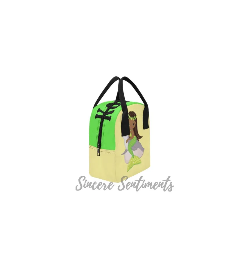 Yellow Mermaid Lunch Bag