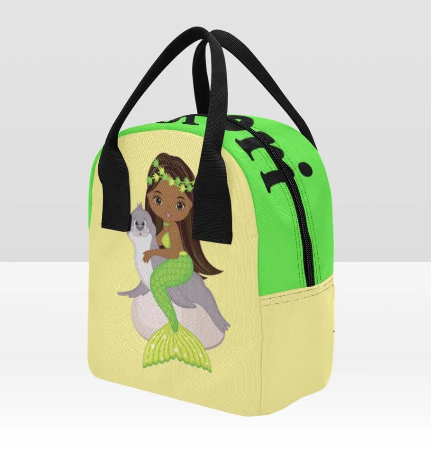 Yellow Mermaid Lunch Bag