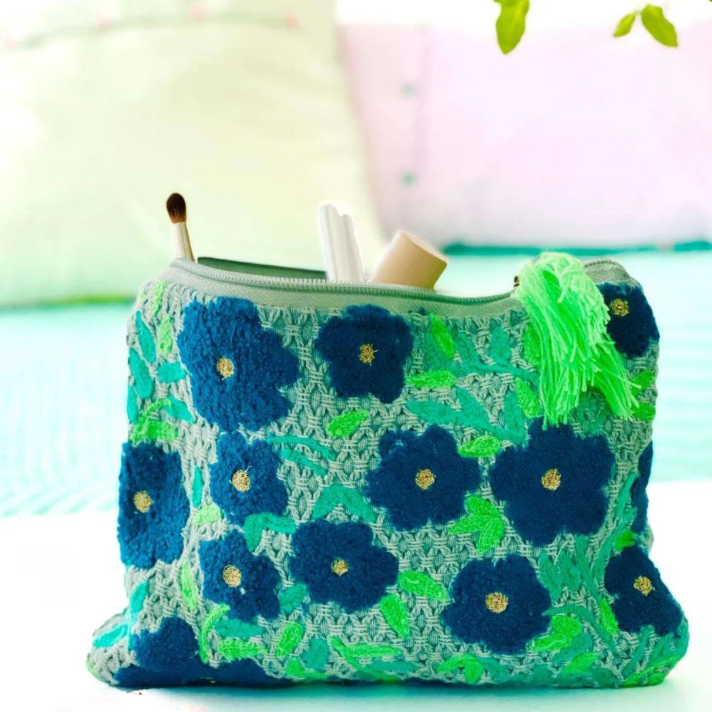 Zip pouch autumn Flower